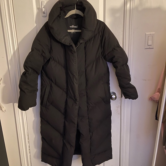 Black Aritzia duvet coat puffer - Picture 1 of 6